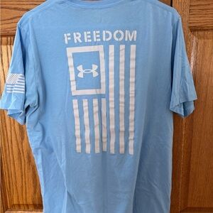 LG Men's Light Blue Freedom Tee